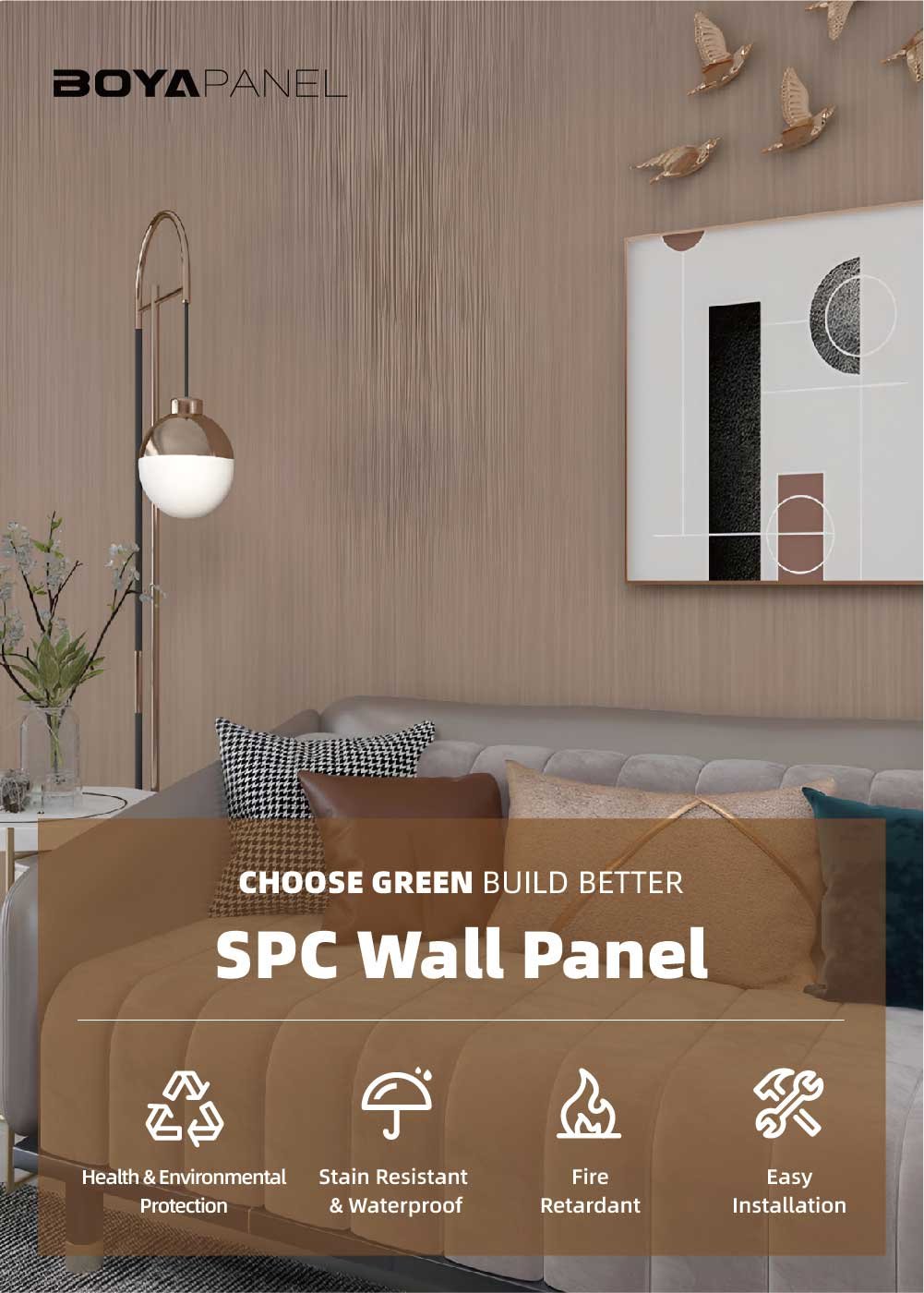 SPC Wall Panel,Choose Green ,Build Better