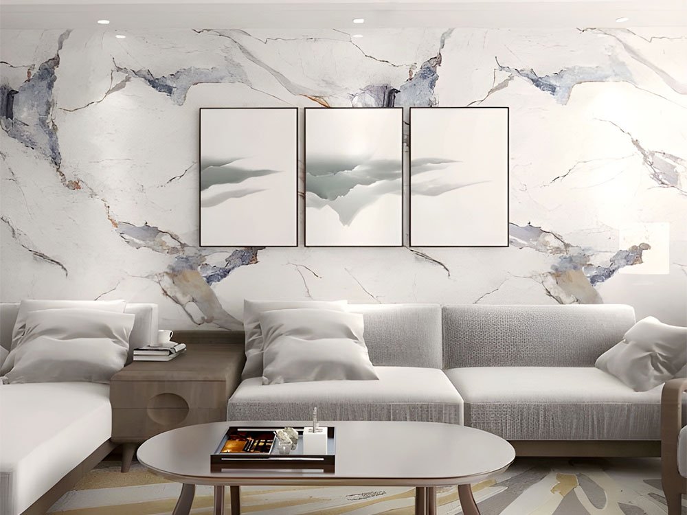 Sofa Feature Wall SPC Wall Panel Design