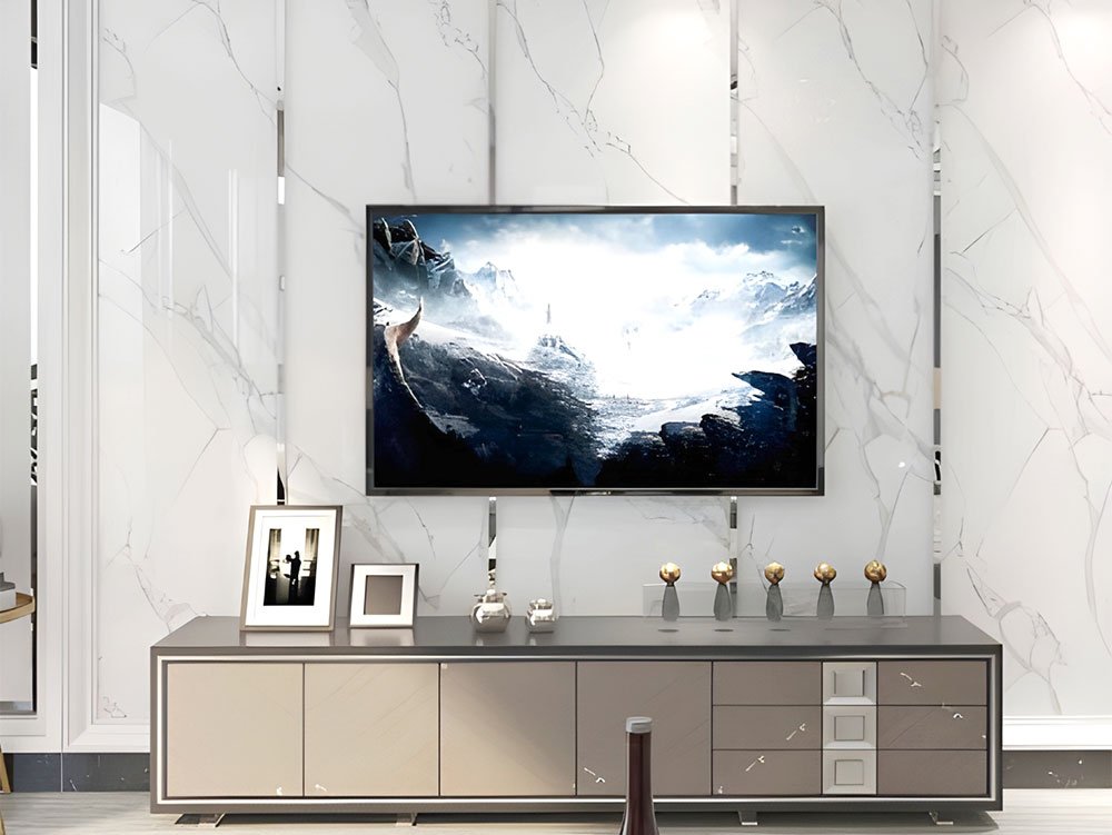 SPC Wall Panel Application for TV Feature Walls