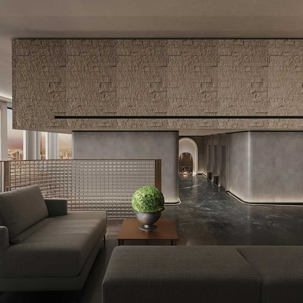 Stacked Stone Texture Flexible Stone Wall Panel