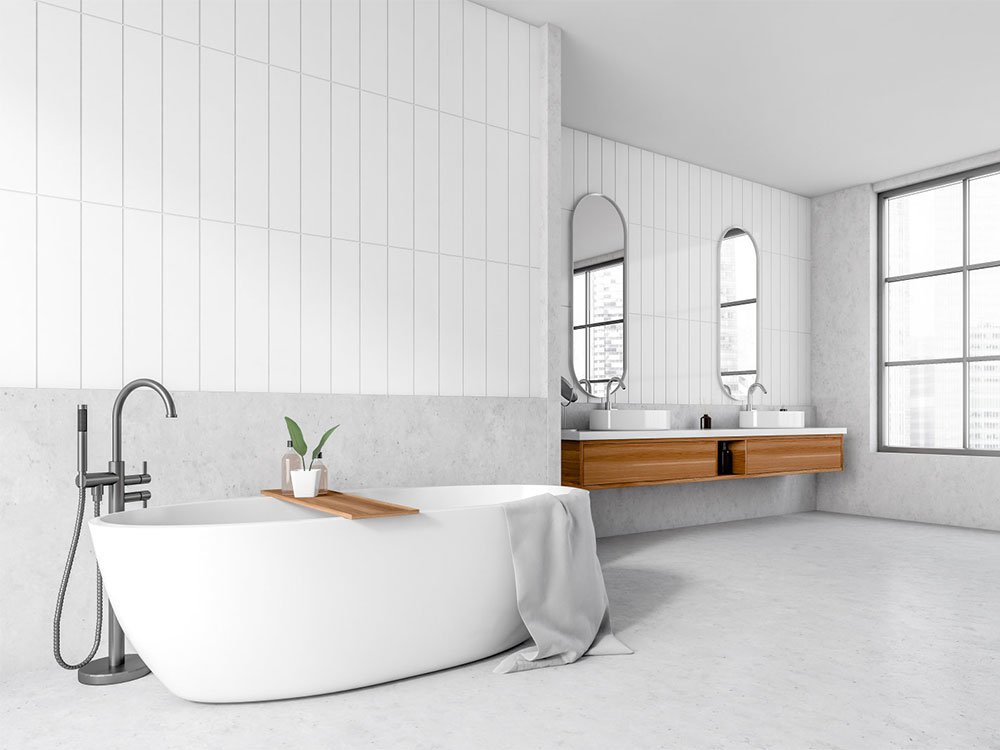 Modern Home Bathroom Renovation Renderings