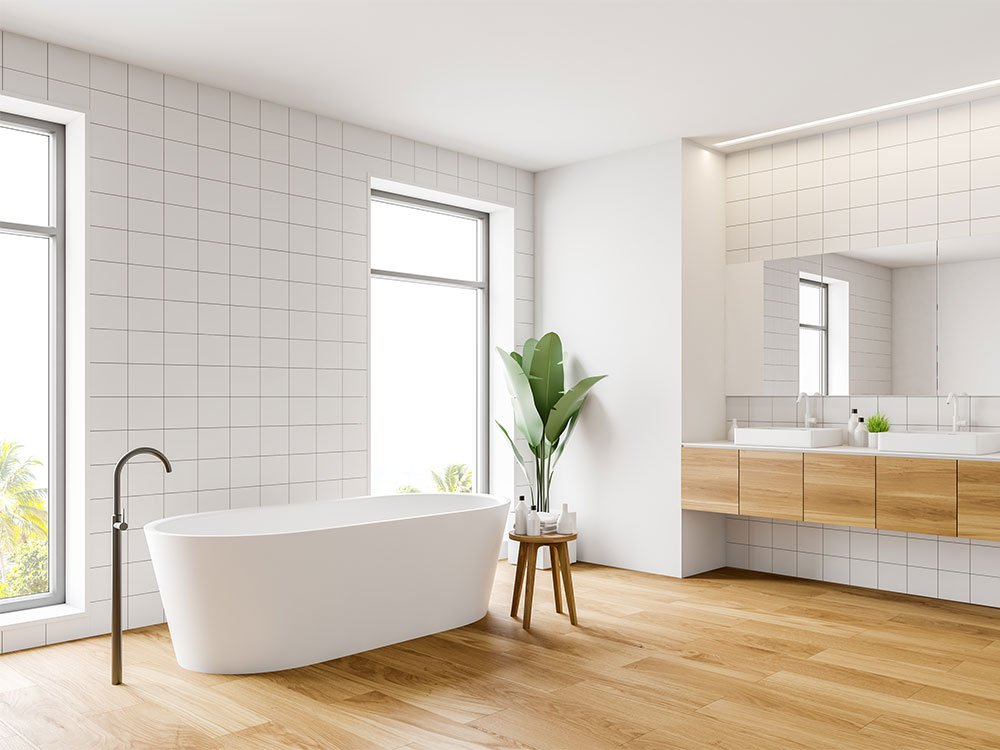 Big Apartment Bathroom Design Renderings