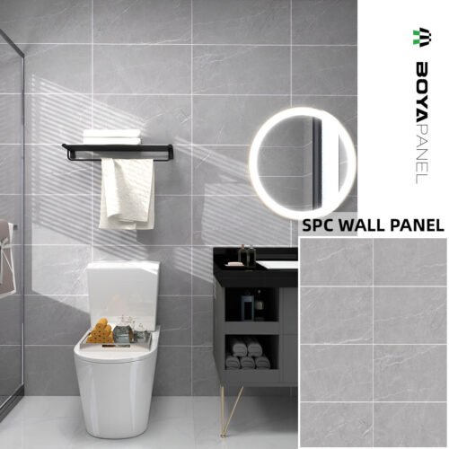 Marble Texture SPC Wall Panels for Shopping Malls and Office Buildings