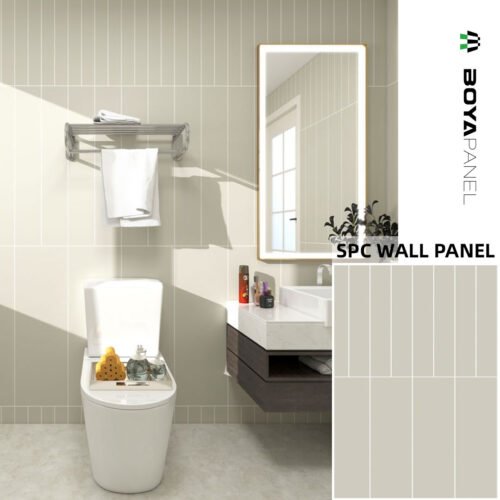 Hotel bathroom waterproof SPC wall panels Hotel bathroom waterproof SPC wall panels