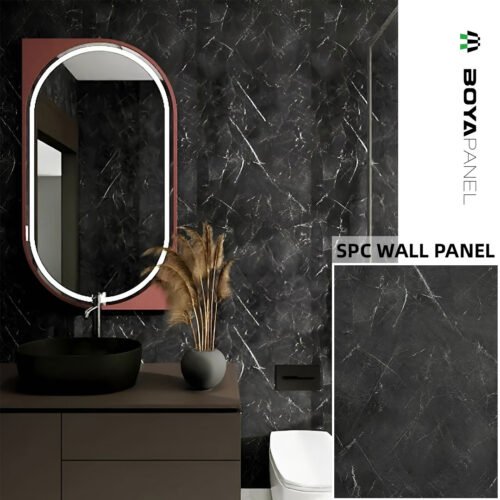 High-End Residential Marble Texture Wall Panels | Luxury SPC Wall Cladding for Modern Homes