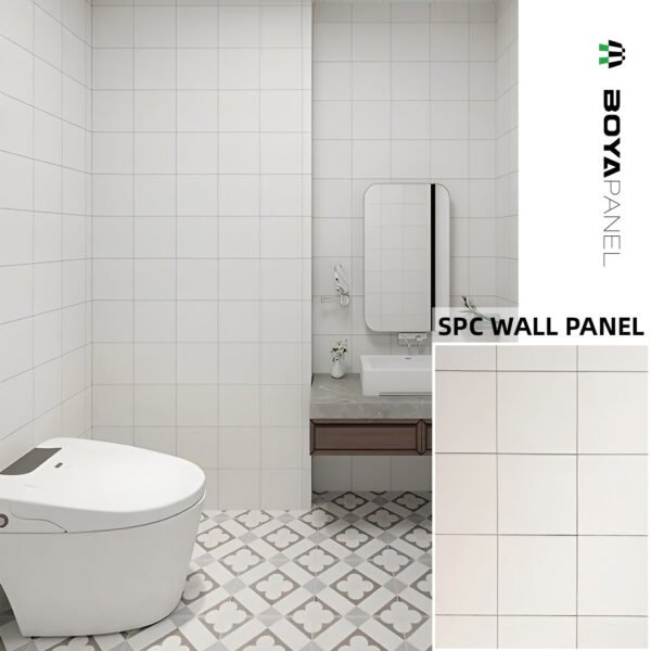 Modern Home Bathroom Waterproof SPC Wall Panels with Quick-Install Eco Wall System