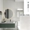Home Bathroom Waterproof Durable Eco-Friendly SPC Wall Panels