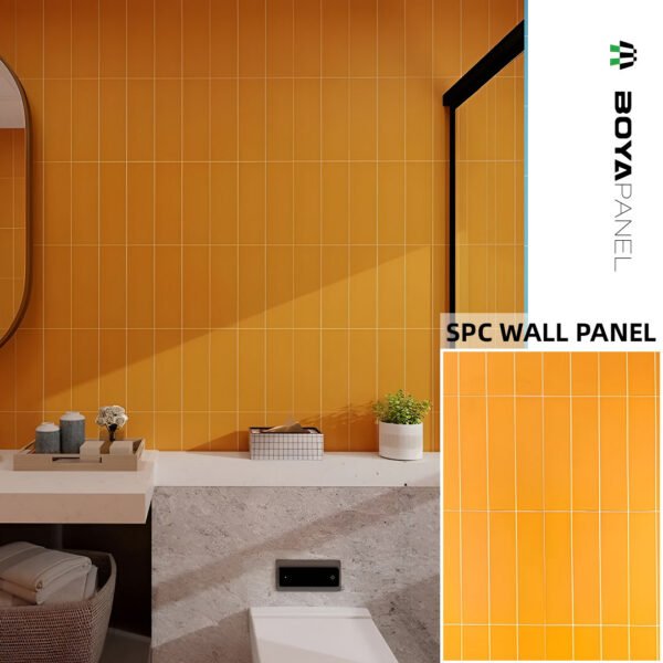 Bright & Elegant Hotel Interior SPC Wall Panels with Fireproof and Soundproof Performance