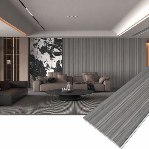 Waterproof WPC wall panels in a stylish café design