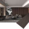 Moisture-resistant WPC wall panels for modern restaurant interiors