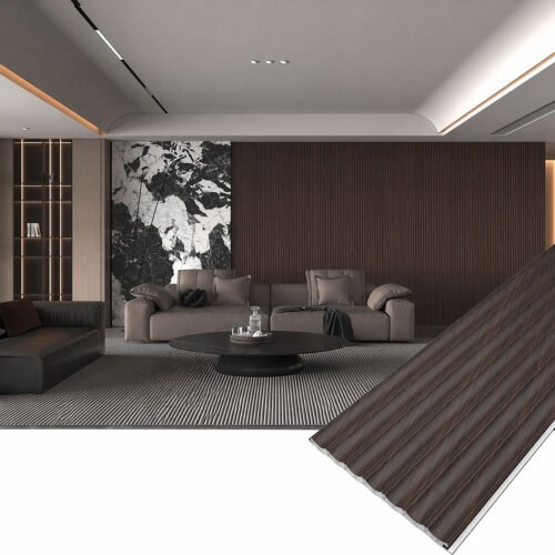 Moisture-resistant WPC wall panels for modern restaurant interiors