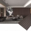 Luxury Hotel WPC Wood Grain Wall Panel Design Luxury Hotel WPC Wood Grain Wall Panel Design