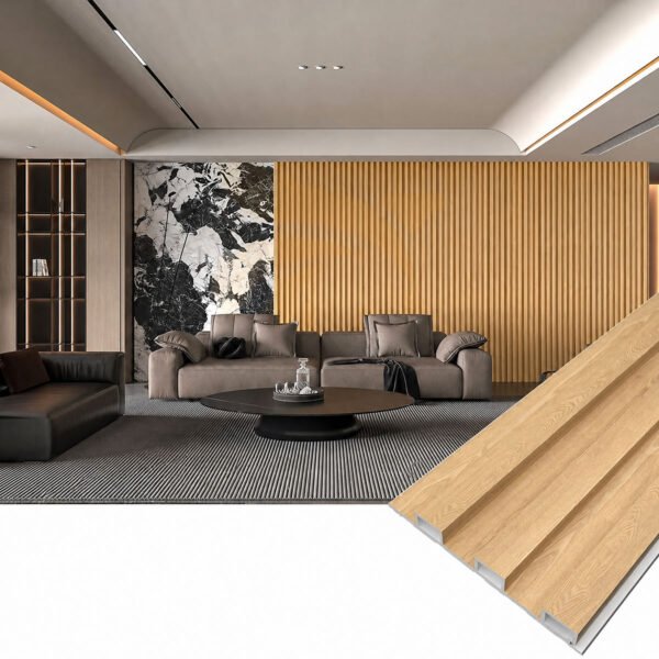 Low-maintenance WPC wall panels for restaurant and commercial spaces