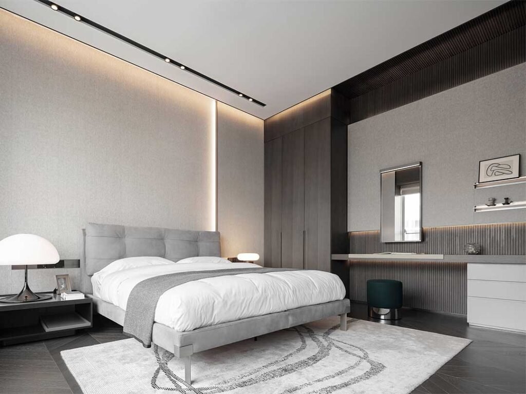 Wood Slat WPC Wall Panels for Bedroom 4 DIA AUZENC A 068