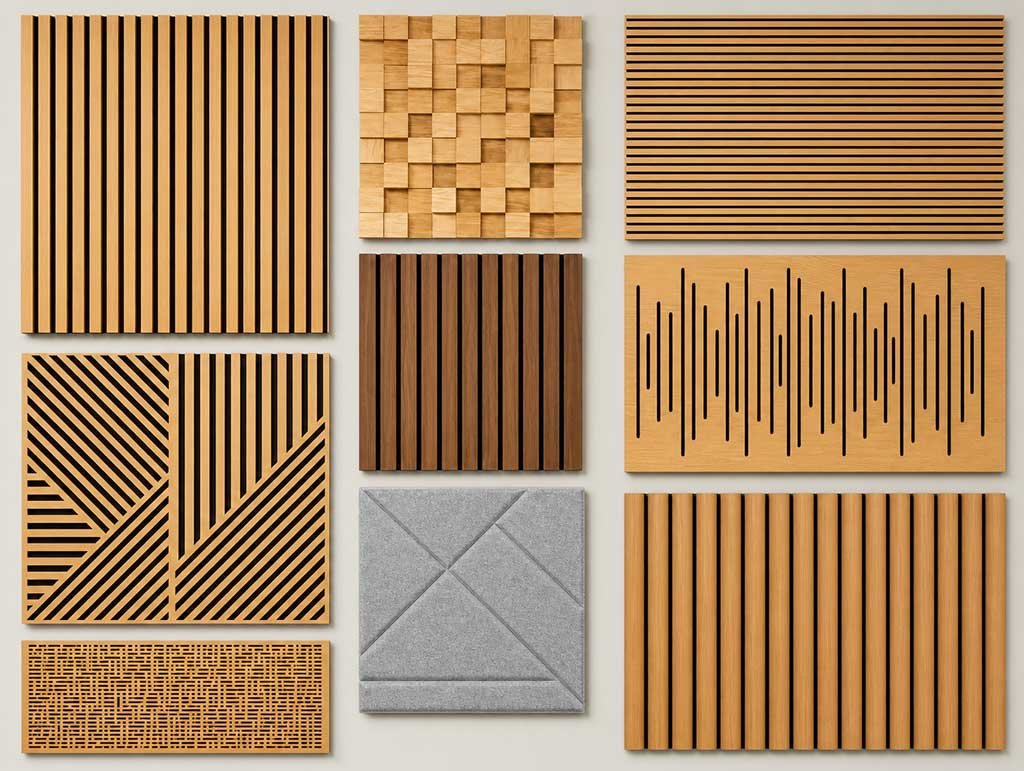 Common Acoustic Wall Panels for Interior Design
