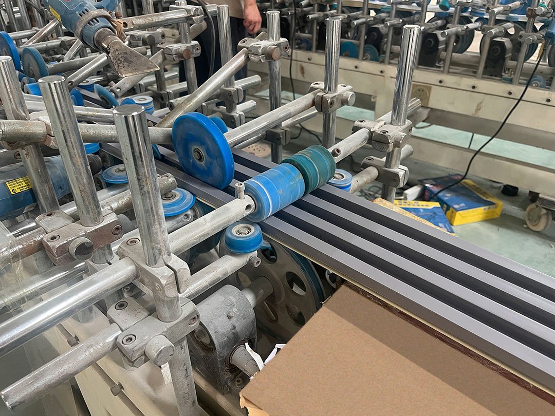Decorative Film Lamination Process for WPC Profiles