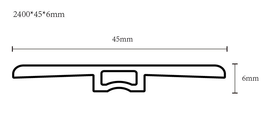 SPC Flat Transition Trim