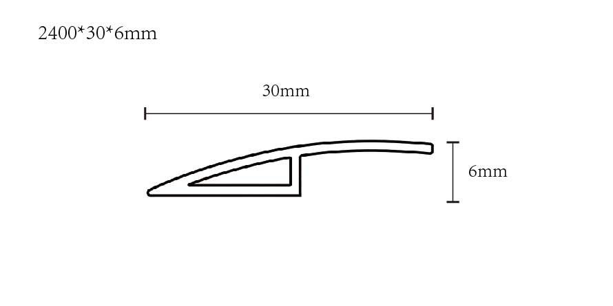 SPC Reducer Trim – 30 × 6 mm