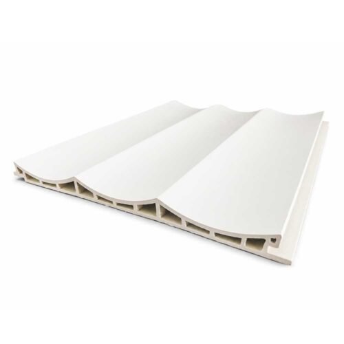Modern Wavy WPC Feature Wall for Living Rooms Modern Wavy WPC Feature Wall for Living Rooms