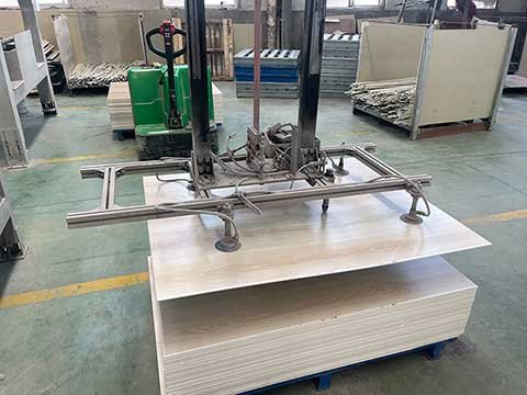 SPC Floorig, WPC Wall Panels, Soft Stone Supplier 1 Production in Progress for an African Building Materials Distributor’s Order