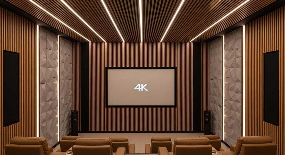WPC Acoustic Wall Panels for Cinema Interior Decoration 4 Cinema Interior Decoration with WPC Wall Panels