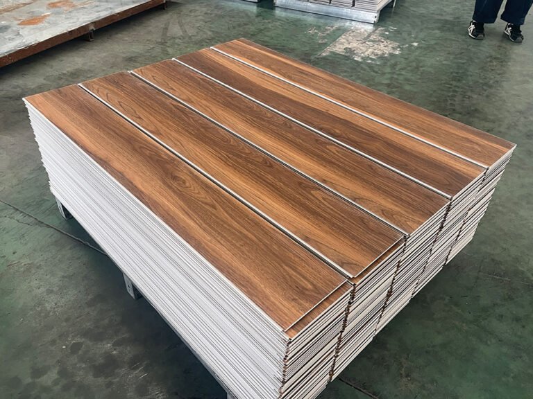 Wood-Look Flooring Export Order in Production