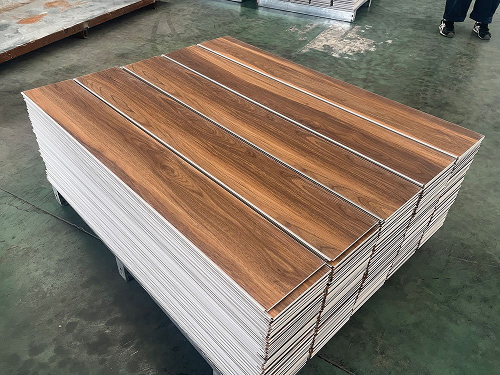 SPC Floorig, WPC Wall Panels, Soft Stone Supplier 4 Wood-Look Flooring Export Order in Production