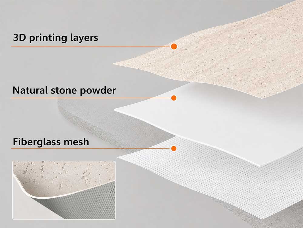 Soft Stone Material Structure Diagram