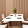 WPC Acoustic Decorative Wall Panels for Shopping Mall Restaurants
