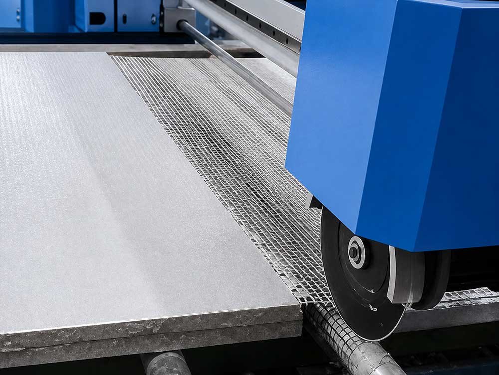 Fiberglass Mesh Substrate Placement